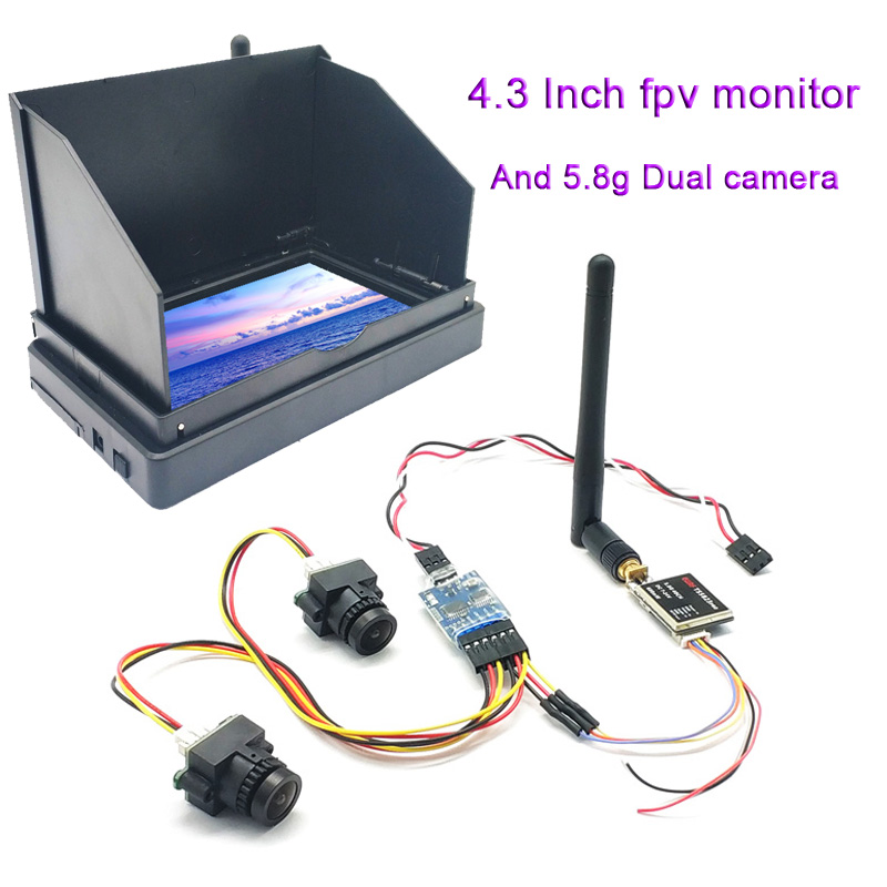 5.8G 48CH 4.3 Inch FPV Monitor - Rc Plane Hobby Zone 评论和价格