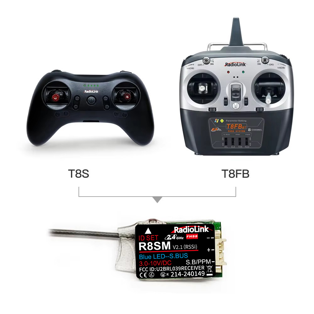 RadioLink R8SM 8CH 2.4GHz Supe - Receiver Sbus 8Ch 评论和价格